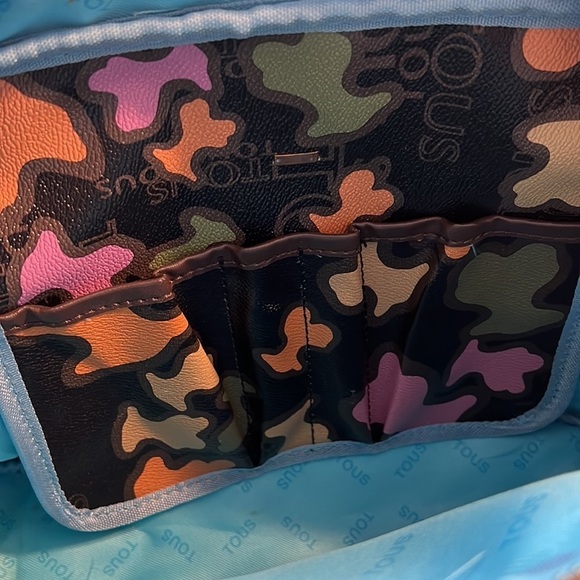 Tous - Classic Kaos Shoulder Strap Handbag Vinyl Cross Body Bag - Picture 9 of 9